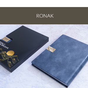 سررسید وزیری چرم روناک 1405