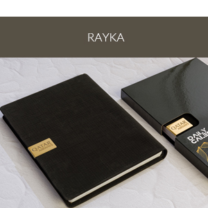 سررسید وزیری چرم رایکا